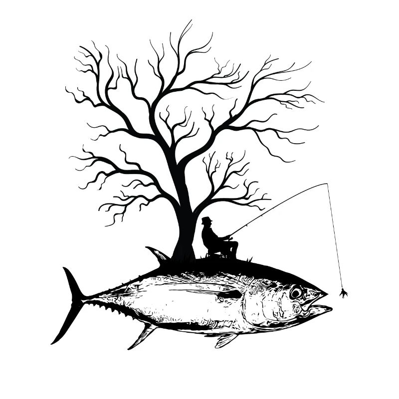 Graphic Tree - Fish Tuna