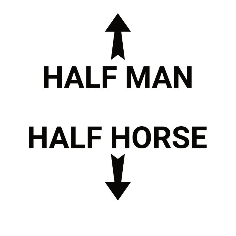 Half Human Half Horse Man Humor Centaur