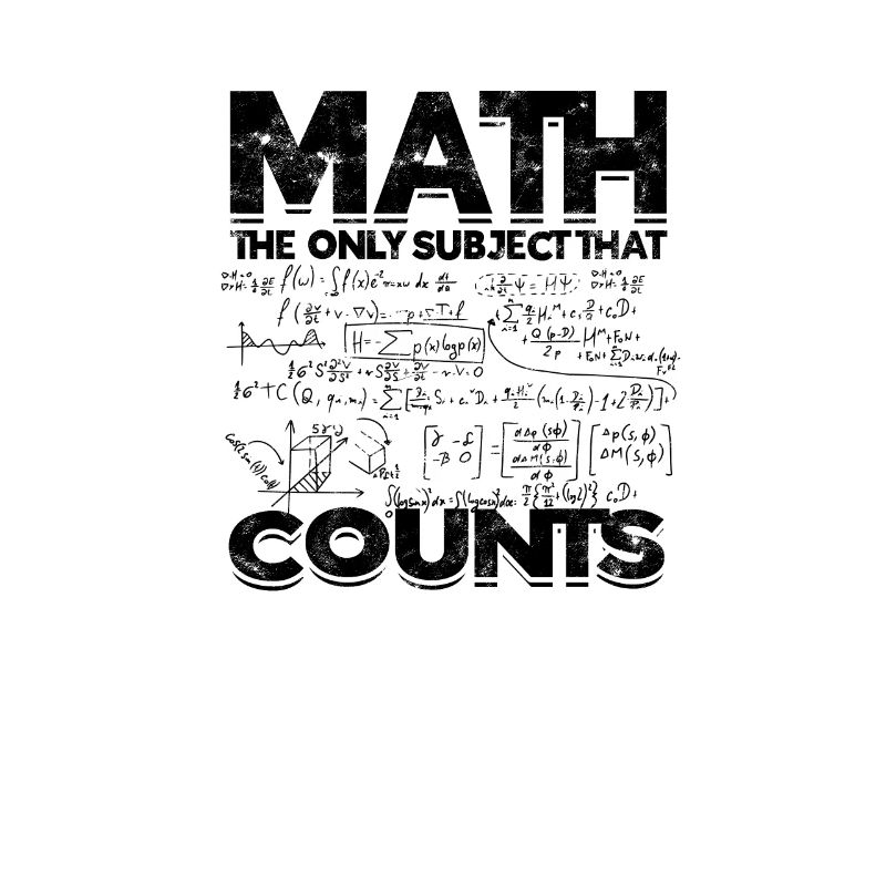 Math The only subject that counts - math