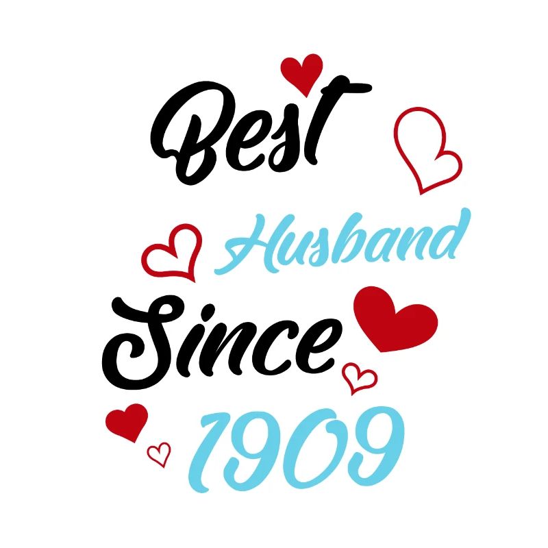 Bester Ehemann seit 1909 Hochzeit