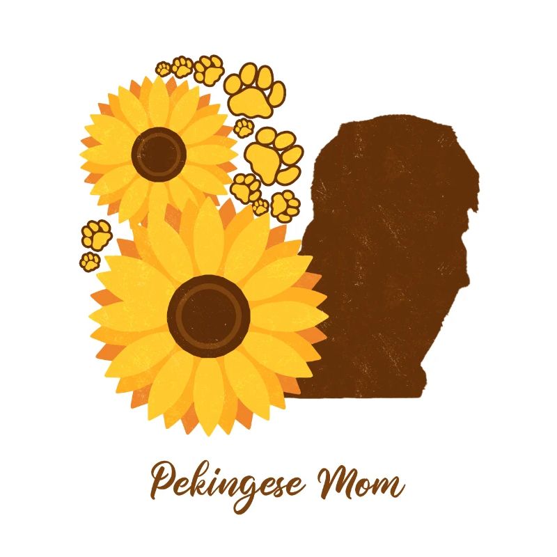 Sonnenblumenmutter - Pekingese