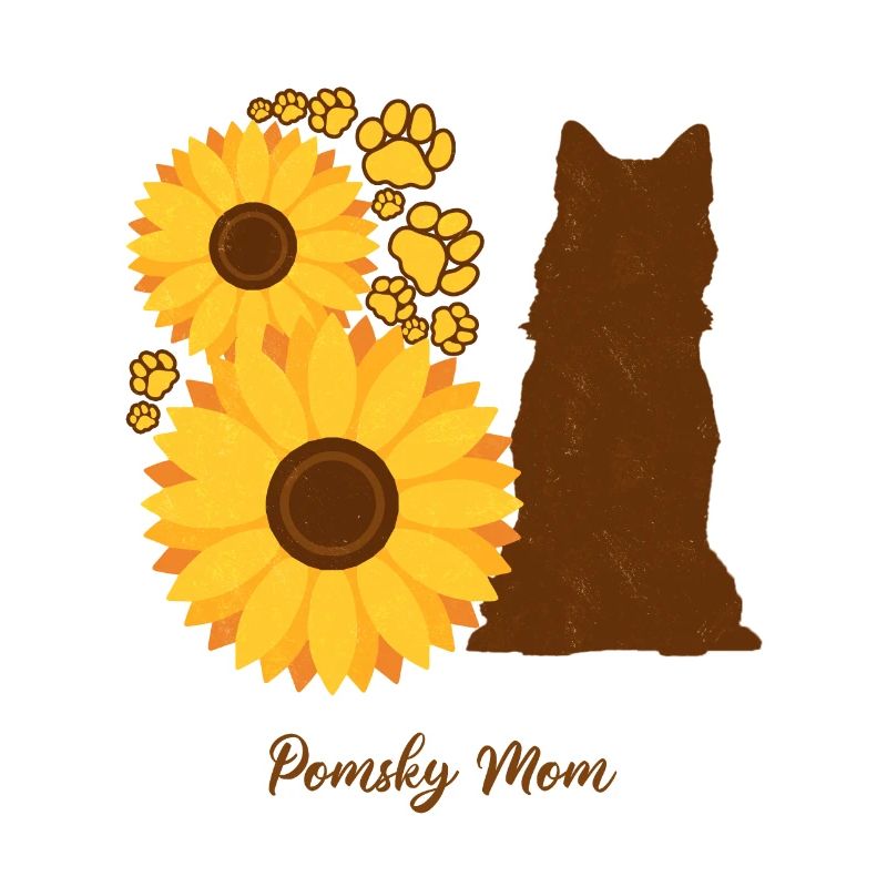 Sonnenblumenmutter - Pomsky