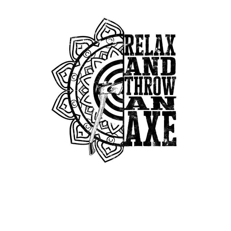 Relax and throw an axe - throwing