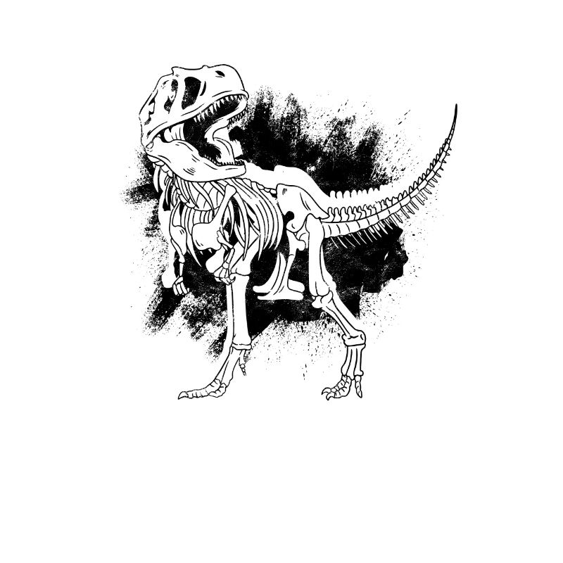 Trex Skeleton Bones - os
