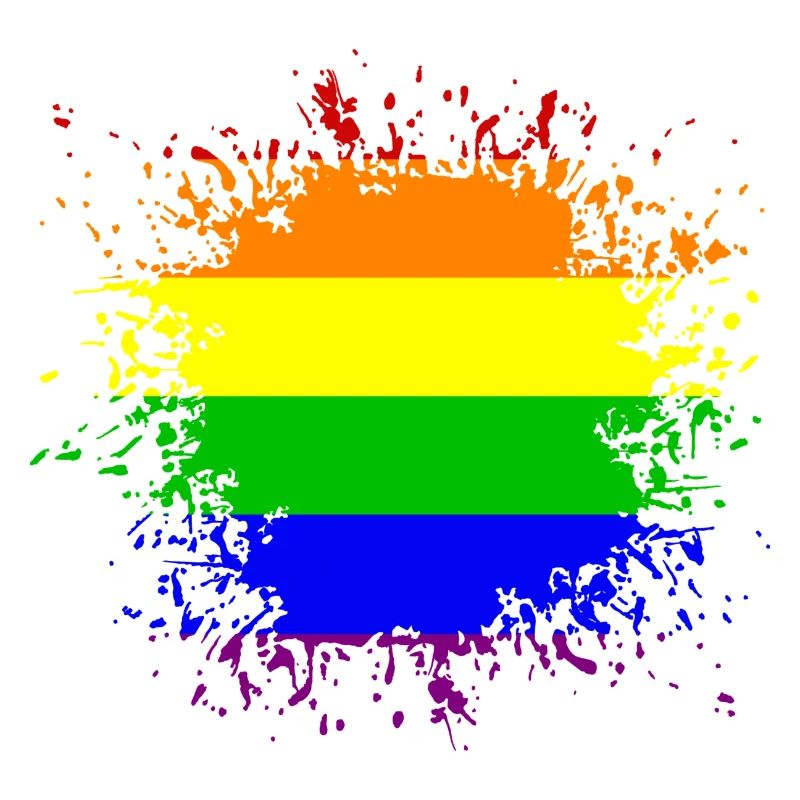 LGBT Rainbow Splash
