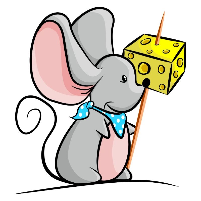 Mouse with cheese