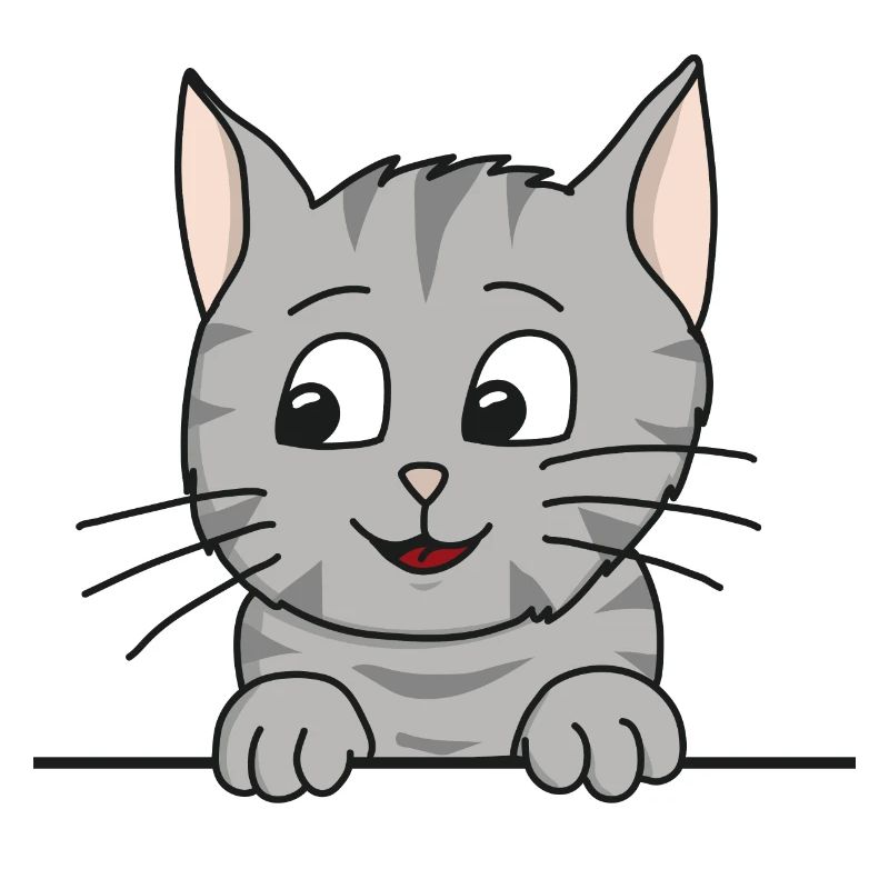 Katze Tiger Comic