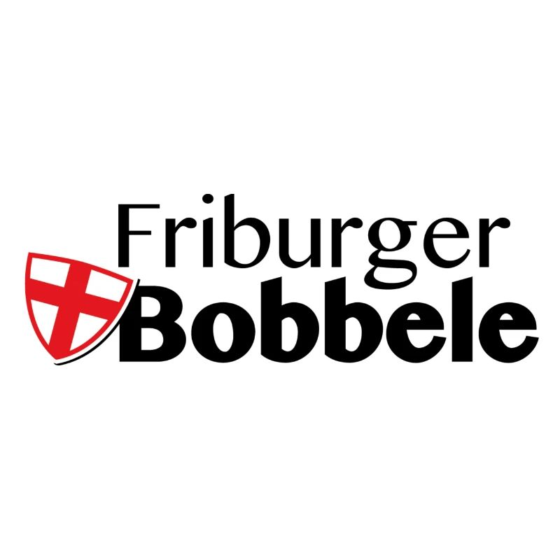 Friborg Bobbele logo black font