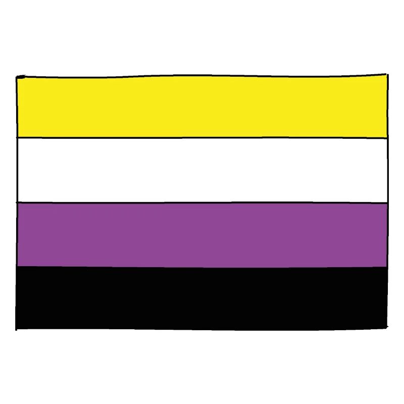 Nonbinary flag