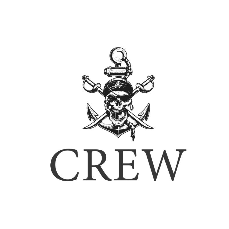 Skull Crew FatMonkeyDesigns grey