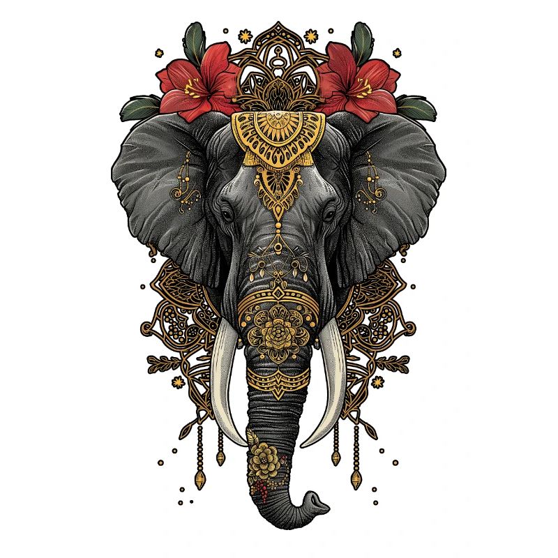 Mandala elephant