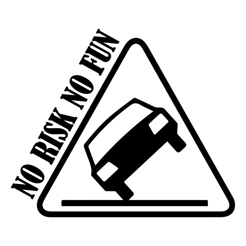 No Risk No Fun Lustig Geschenk Auto Tuning