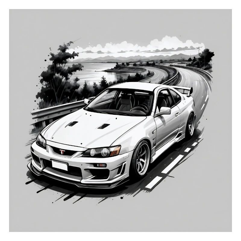 JDM Sportcar Tuning Stadt Drift Geschenk Auto
