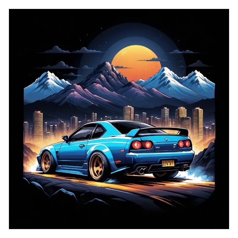 JDM Sportcar Tuning Driftcar Auto Geschenk PS