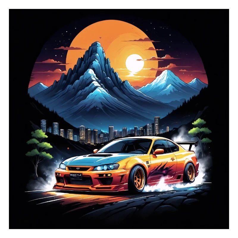 JDM Sportcar Tuning Driftcar Car Gift PS