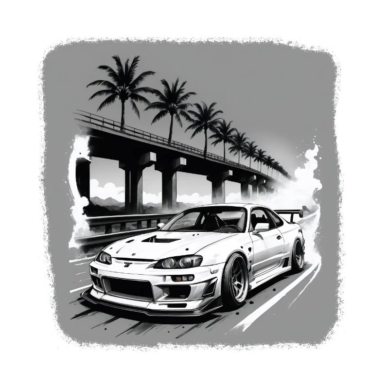 JDM Sportcar Tuning Driftcar Auto Geschenk PS
