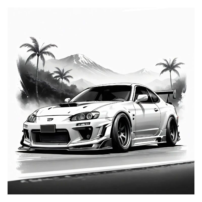 JDM Sportcar Tuning Driftcar Auto Geschenk PS