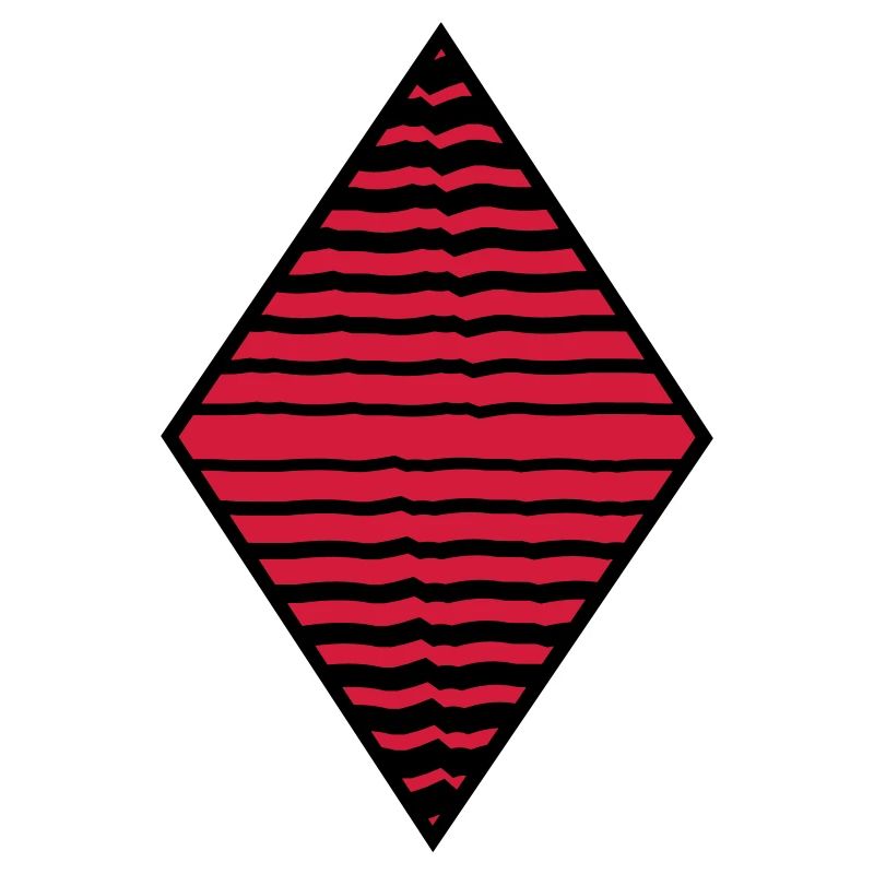 Rhombus form strokes pattern many lines