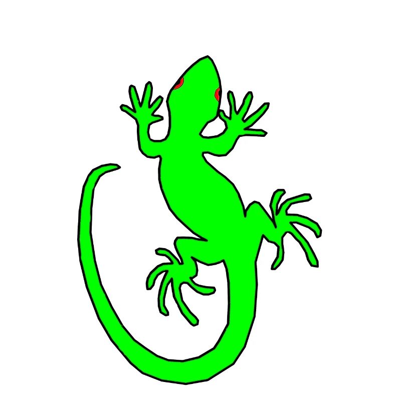 Neon Gecko