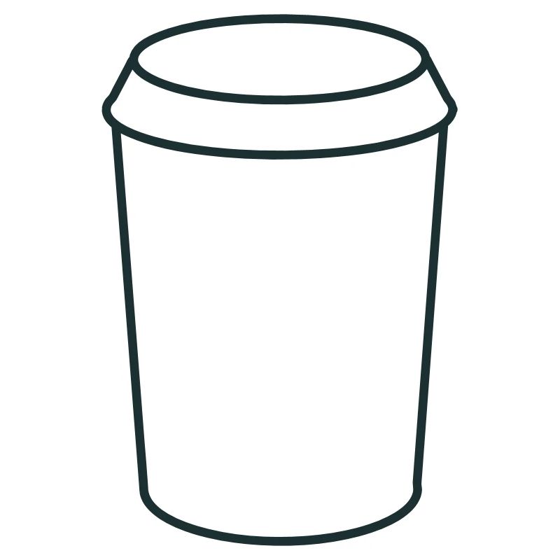 Einfache Kaffeetasse