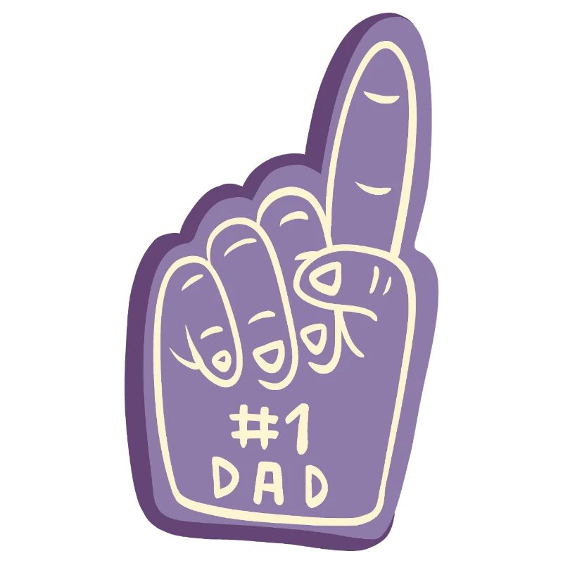 #1 Dad based on design