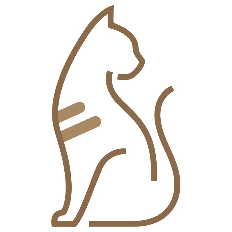 Abstract Cat – Modern Line Motif