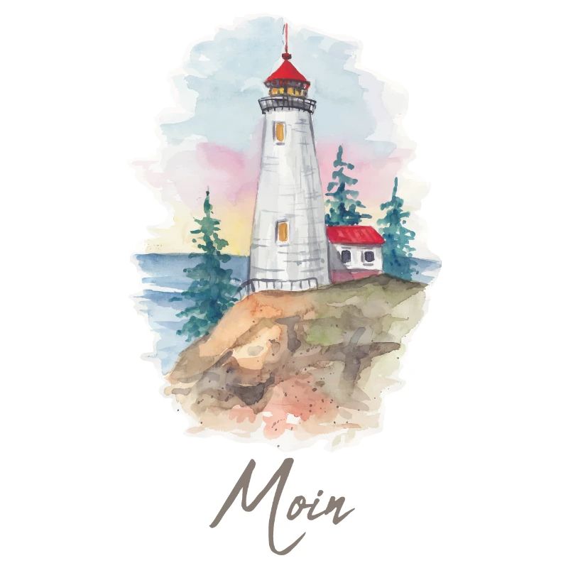 Lighthouse on cliffs