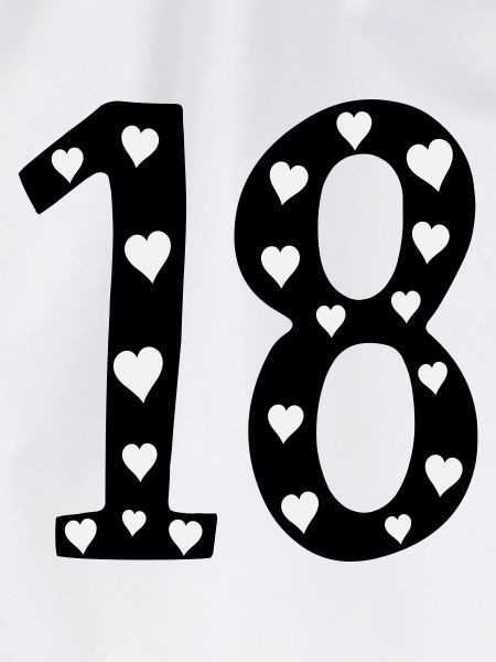 18 Birthday Heart