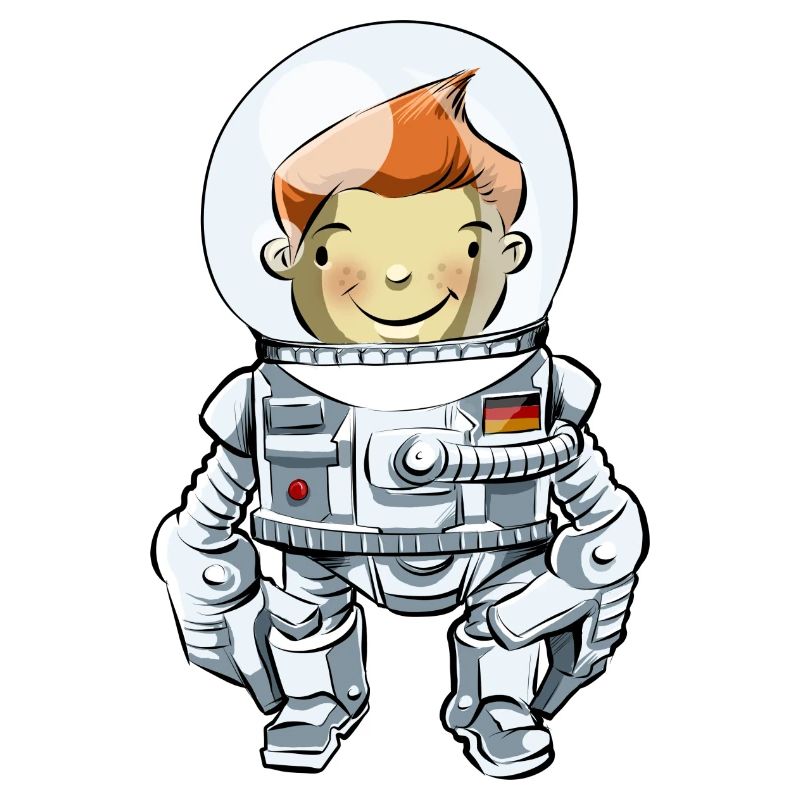 Junger Astronaut