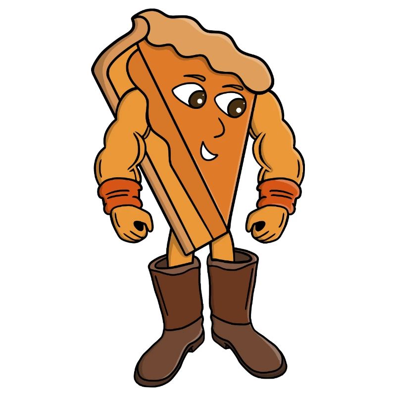 Strong Pie Wearing Boots