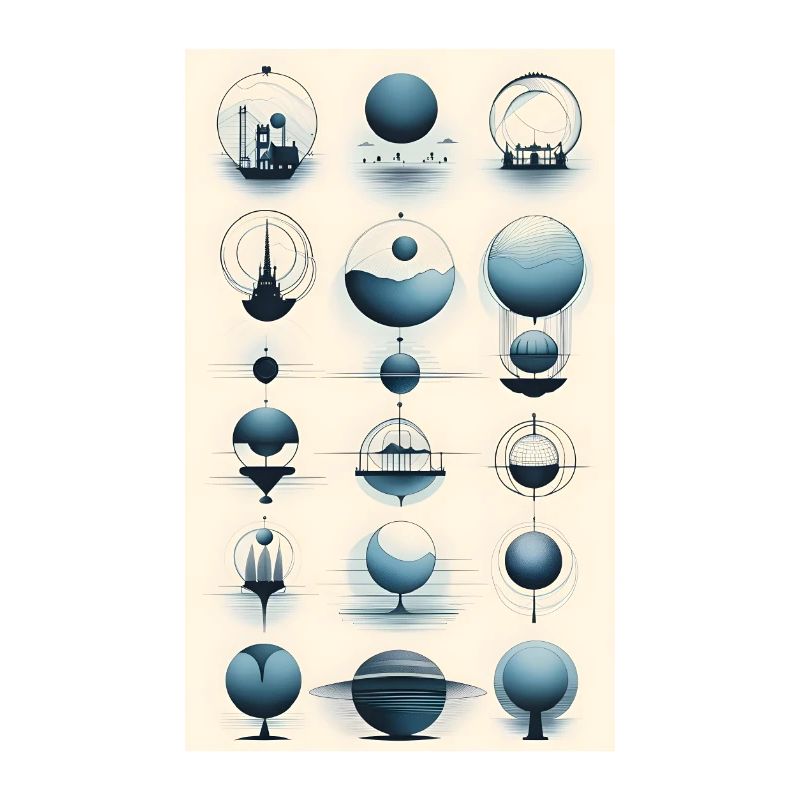 Versions of geometric spheres