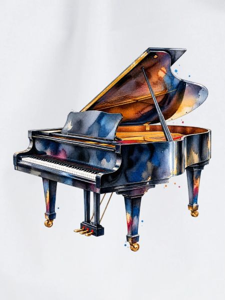 Wasserfarben Piano Impression