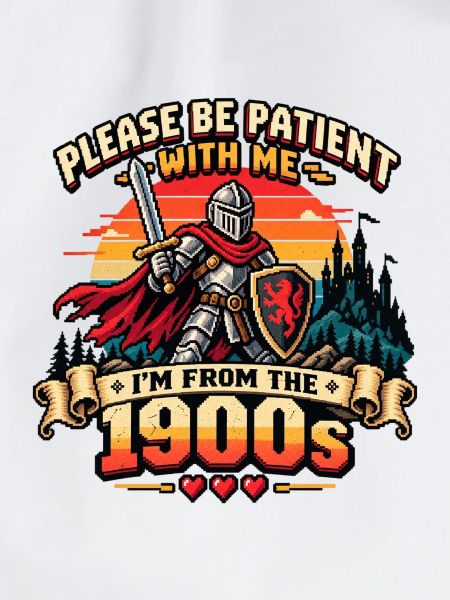 Retro Gamer 1900s Lustiger Gaming Spruch