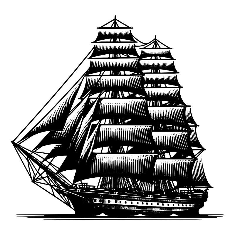 Seafarer feeling Wind and waves without engine