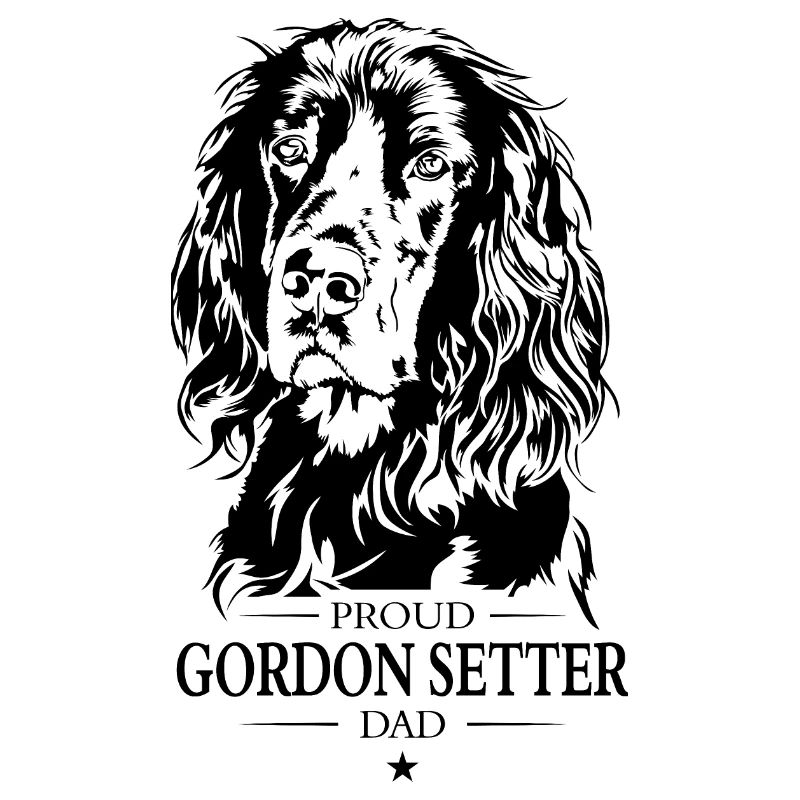 Gordon Setter Dad Hunde Hund Jagdhunde Wilsigns