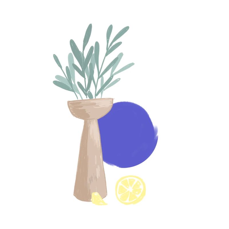olive and lemon