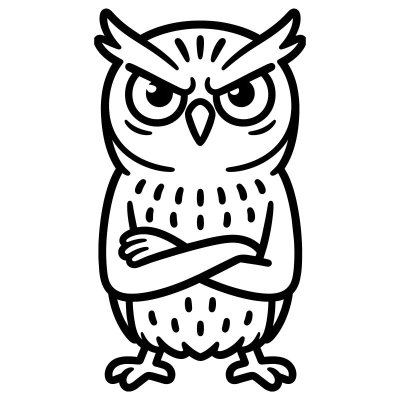 Angry Owl Comic