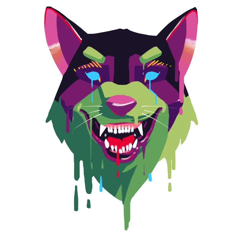 Abstact wolf, wolf