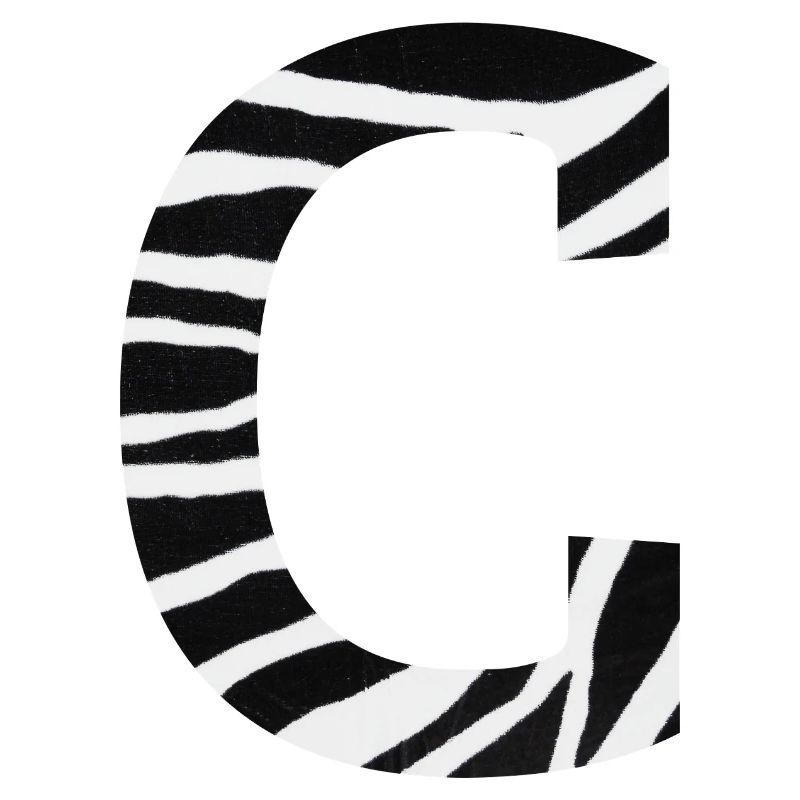 Buchstabe c zebra
