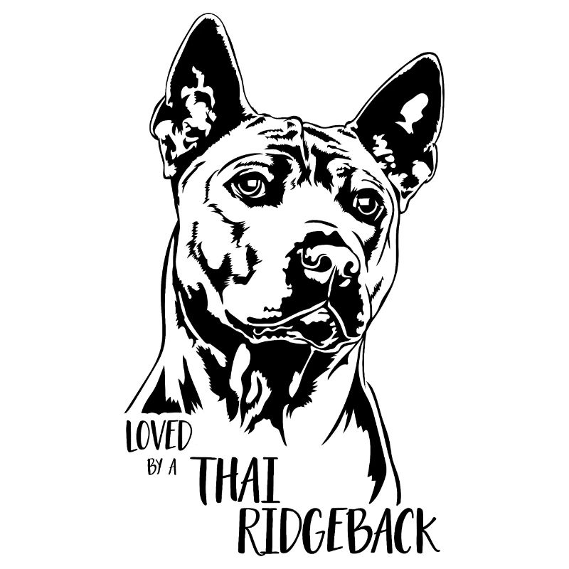 Loved by a Thai Ridgeback Hunde Hund Wilsigns