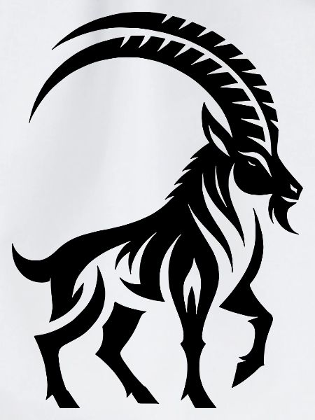 Sternzeichen Steinbock Tattoo