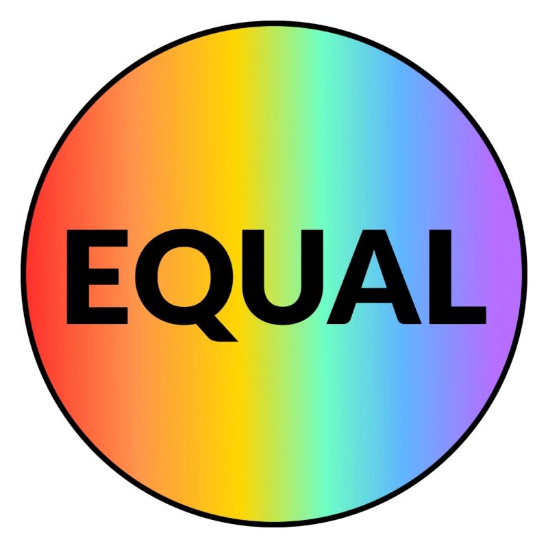 EQUAL - rainbow gay pride