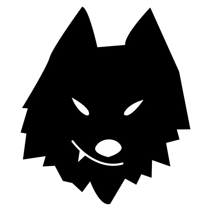 Wolfskopf Stilisiert