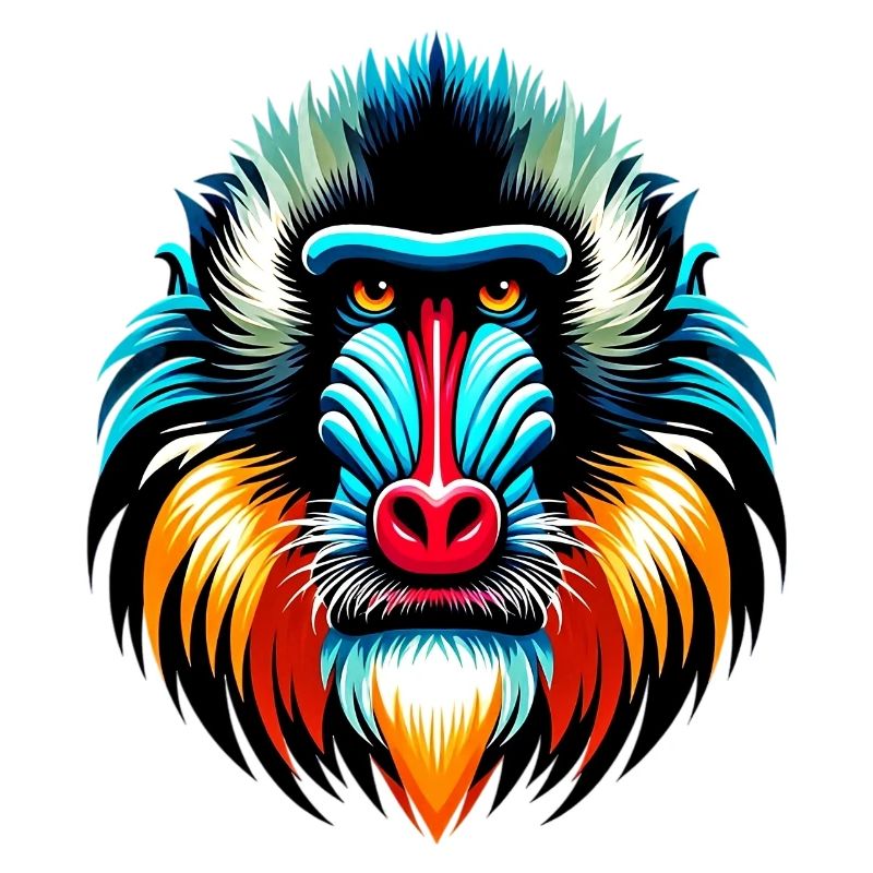 Mandrill monkey