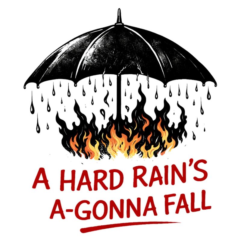 Fire Regeb under Umbrella