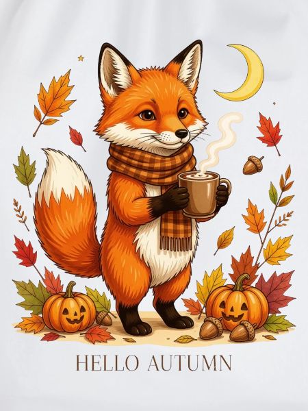 Autumn Fox Cozy Cup Tee