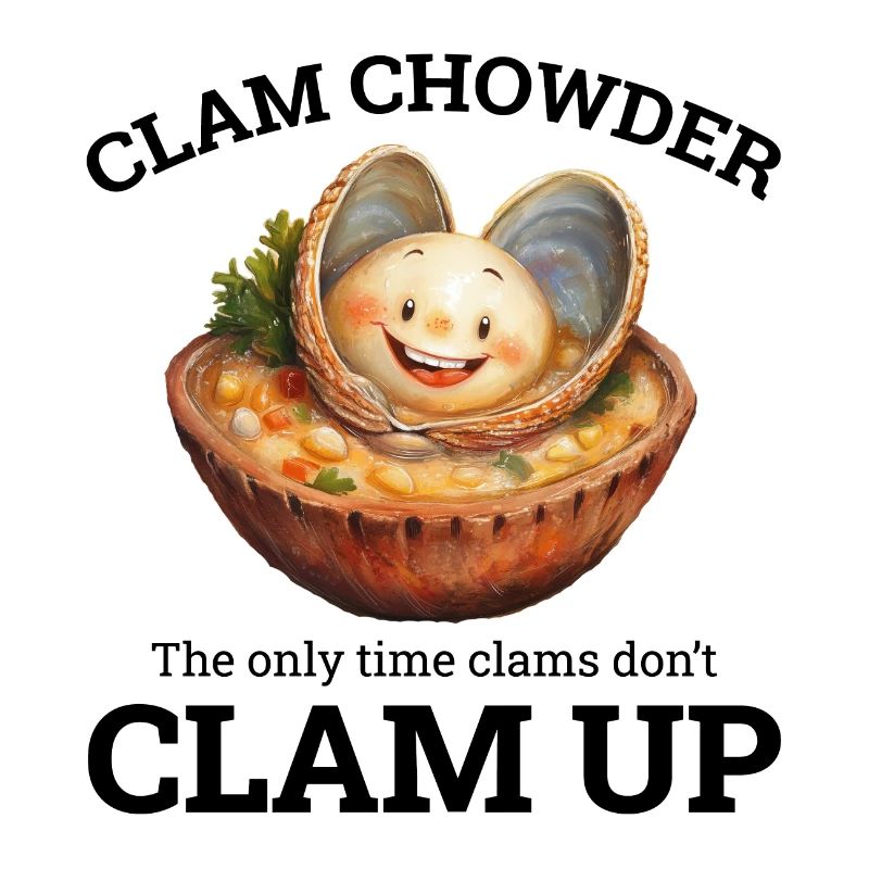 Clam Chowder Shellfish Hilarious Seafood Soup