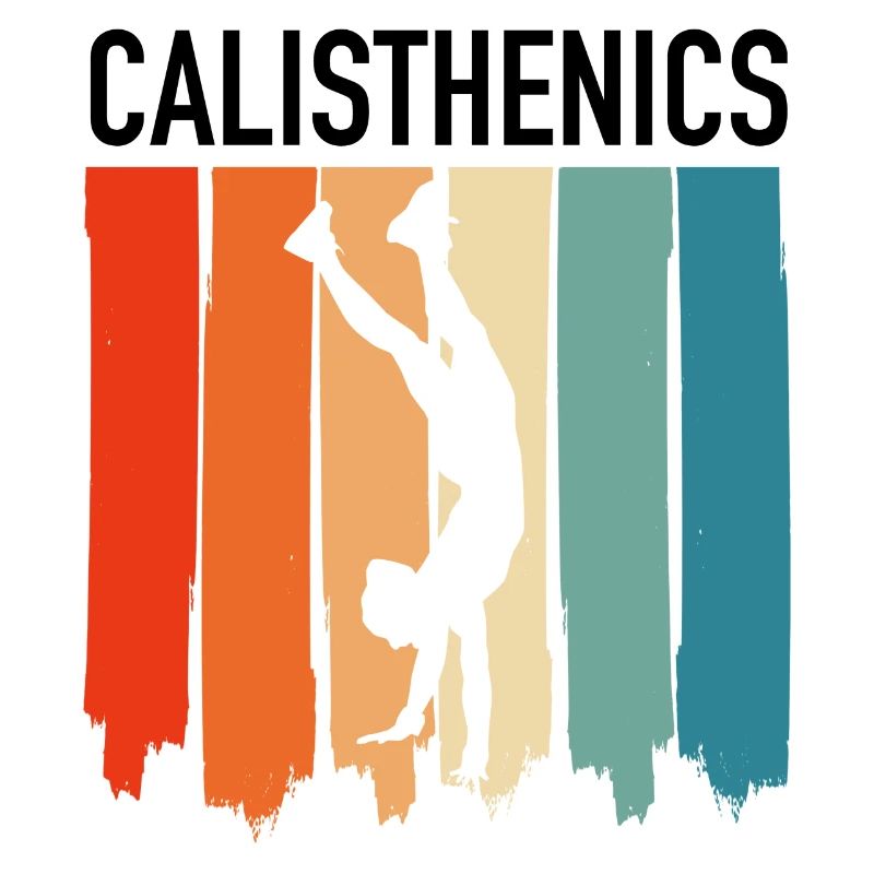 Logo de remise en forme de gymnastique de handstand