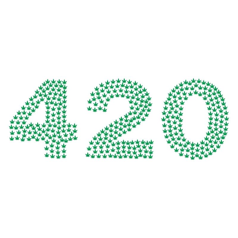 420 Hanfblätter Cannabis Geschenk Geschenkidee