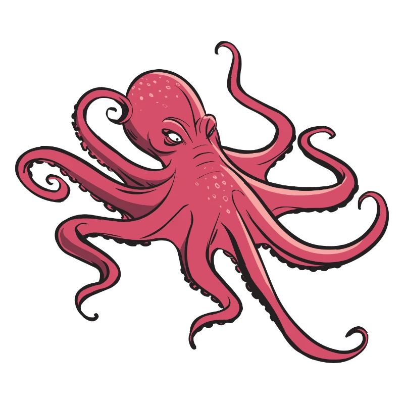 I like octopus - eight tentacles - squid